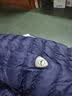 雪中飞羽绒服男士秋冬轻便百搭潮流感简约纯色运动保暖舒适排骨羽绒外套 藏青色 M (175) 实拍图