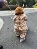 迷你巴拉巴拉连体羽绒服男女童宝宝冬季加厚三防萌趣动物毛绒帽羽绒连体衣 实拍图