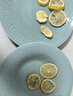 苏氏陶瓷 SUSHI CERAMICS 青瓷釉陶瓷盘花开富贵汤盘子4件套装餐具 实拍图
