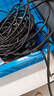 秋叶原（CHOSEAL）六类网线 CAT6类千兆高速连接线 工程电脑监控8芯双绞线 家用成品跳线 50米 黑色 QS5062E 实拍图
