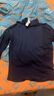 迪卡侬（DECATHLON）户外美利奴羊毛速干衣T恤男运动徒步登山长袖上衣保暖内衣保暖衣 半拉链深蓝色（89%）绵羊毛 XXL 实拍图
