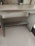 佳家林电脑桌带书架柜一体省空间家用卧室小户型书桌台式学生学习桌子 莫兰迪灰色 80cm 实拍图