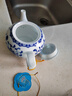盛天下 景德镇陶瓷青花瓷小茶壶釉中彩过滤泡茶单壶小号功夫茶具手抓壶 缠枝莲-320ML 实拍图