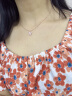 法蔻彩金色项链女银四叶草吊坠锁骨链颈链生日礼物送女友送老婆 玫瑰金色 晒单实拍图