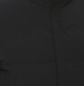 劲霸男装鸭绒羽绒服男立领纯色冬季保暖茄克羽绒服NRHG4002 黑色 XL 实拍图