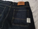 罗蒙高端牛仔裤男士春秋季宽松直筒2025新款弹力阔腿中年休闲裤子男装 蓝灰长裤 31 腰围2尺4 适合130斤左右 实拍图