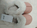 朴西2024秋冬新款麂皮绒包头棉拖鞋女家用保暖厚底踩屎感外穿情侣棉拖 粉红色 【冬日安心履】 38-39 实拍图
