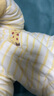 巴拉巴拉童装婴儿连体衣新生儿宝宝包屁衣服男女童冬装爬行服加厚保暖软萌 白黄色调00413 73cm 实拍图