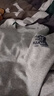 JEANSWEST LIFE真维斯加绒卫衣男秋冬季加厚保暖外套三角设计重磅灰色圆领上衣 实拍图
