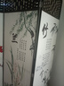 煦悦实木布艺屏风隔断现代中式简约屏风隔断折屏座屏玄关客厅餐厅书房宾馆酒店办公室阳台隔断屏风艾灸养生屏 梅兰竹菊 1.8米高x0.5米宽单面图案一扇 实拍图