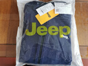 吉普（JEEP）卫衣男士外套秋冬季宽松休闲开衫潮流重磅运动衣服男装 深蓝 3XL 实拍图