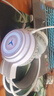 硕臣 电脑耳机头戴式耳麦网吧台式笔记本降噪麦克风绝地求生游戏吃鸡听声辩位电竟有线音乐LOL手机 白色七彩光【双3.5mm】 实拍图