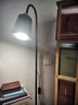 拾光记忆 简约现代落地灯北欧极简轻奢客厅卧室床头书房创意阅读灯立式灯 黑色落地灯+9瓦三色变光 实拍图