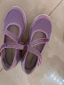 Skechers斯凯奇童鞋女童凉鞋玛丽珍鞋夏季透气低帮网面儿童公主鞋664101L 薰衣草色/LAV 33.5 实拍图