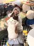 HAPiNS情人节礼物抱枕猫咪公仔玩偶可爱毛绒布玩具生日礼物男生送女友 FFN抱枕玩偶（奶酪猫） 75cm 实拍图