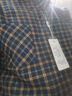 立蒙冬季男士保暖衬衫加绒加厚长袖格子衬衣中年爸爸装 310蓝黄格XL 实拍图