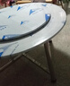 304不锈钢圆桌折叠圆餐桌家用大圆桌带转盘吃饭桌子圆形加厚10人 304#1.5米圆桌+1.0转盘特厚 实拍图