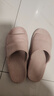 果洛菲（GUOLUOFEI）日式棉麻拖鞋春秋居家室内木地板情侣亚麻拖鞋男四季 粉红 38-40 实拍图