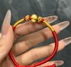 中国黄金（CHINA GOLD）马年本命年黄金手链女足金十二生肖手绳生日礼物送女友结婚纪念日 足金抱福手绳-猪 实拍图