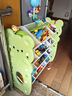 幼贝臣儿童玩具收纳架多层家用宝宝置物架玩具箱储物架组合分类整理神器 【大号豪华版】-小熊收纳架-绿色 实拍图