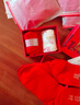 红豆居家（Hodohome）纯棉袜子女红色本命年情侣抗菌中筒袜结婚蛇年秋冬男袜2双礼盒装 女开运平安GW组合二 礼盒装 2双 均码 实拍图