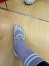 Vibram五指鞋女室内健身训练瑜伽舞蹈鞋普拉提五趾鞋透气休闲鞋VSOUL 银/浅灰色 正常尺码拍大一码 37 实拍图