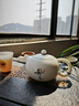 夏至南阁羊脂玉瓷茶壶功夫茶具套装家用大西施壶300ml泡茶壶德化白瓷茶具 大西施壶-静心 实拍图