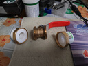 金角金牛ppr双活接铜球阀4分20 25 32 40 50ppr水管配件热熔阀门 32PPR（1寸）双活接铜体钢球 实拍图