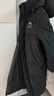 鸭鸭王一博同款312g充绒反季羽绒服长款男女极寒加厚冬季保暖外套HY 青光黑色-YE4B001056A 2XL 实拍图