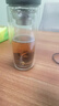 果兹（GUOZI）高硼硅双层玻璃杯加厚防烫隔热便携式水杯茶水分离鹅蛋杯送父亲 实拍图