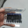 晨光(M&G)文具钢笔墨囊墨水胆 可替换墨囊一次性钢笔墨水笔芯 易插拔替换更省力 10支装 可擦晶蓝 实拍图