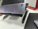 我爱谋思特笔记本电脑支架散热架办公屏幕增高架带风扇笔记本支撑底座游戏笔记本托架支撑架可悬空升降垫高 暗夜黑【有脚架丨9挡调节】进阶版 实拍图