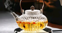 高茗鼠尾玻璃煮茶壶2024新款电陶炉煮茶器财鼠高档加厚茶水分离泡茶壶 诗园炉+灯笼提梁壶840ml 实拍图