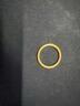 中国黄金（CHINA GOLD）古法素圈黄金戒指女足金情侣对戒三生三世指环520礼物送老婆女友 【古法】单戒 9号 0.5g 实拍图