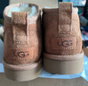 UGG美版雪地靴休闲经典迷你短靴舒适短筒靴 1116109 1116109女款-栗色 37 实拍图