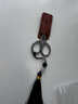 班意 小剪刀茶叶包装泡袋剪刀茶艺茶道家用复古日式茶具器零配件 斯巴达剪刀+皮套+吊坠流苏 实拍图