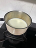 炊大皇小奶锅宝宝辅食锅婴儿煎煮一体锅煮面锅无涂层304不锈钢奶锅18cm 实拍图
