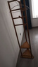 竹艺佳（ZHUYIJIA） 卧室挂衣架衣服架子落地衣架简易家用衣帽架室内收纳架置物层架 茶色-大号 实拍图