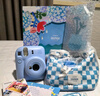 富士（FUJIFILM）mini12自带美颜拍立得相机花与她礼盒版含花花相纸迷你7+/se/90/99胶片相机升级版 绣球蓝【花与她礼盒】 套餐二【标配套餐共20张相纸+水晶壳+升级版礼包】 实拍图
