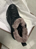 骆驼（CAMEL）复古防撞抓地羊毛加绒保暖徒步雪地男靴 G14W307611 暗夜黑 42  实拍图