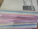 得力10只A4/8mm透明抽杆文件夹拉杆夹水滴杆 学生考试简历报告夹会议资料产检收纳 马卡龙色系63110 实拍图