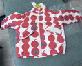 papa爬爬棉服冬季新款宝宝夹棉拜年服男女童保暖厚款洋气棉衣外套 蓝色 90 cm 实拍图