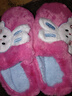 小熊兔子卡通棉拖鞋家用室内厚底棉拖鞋女保暖防滑毛毛拖鞋踩屎感 灰色小熊 38-39 （尺码偏小建议拍大一码） 实拍图