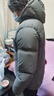 黑冰25新款户外女短款活帽700+蓬鸭绒加厚防风保暖羽绒服F8955MJ 壹 铁灰 2XL 实拍图