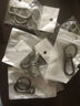 钥匙扣挂饰男腰挂简约车用锁匙扣钥匙链圈环挎包挂件礼物 银色钥匙扣钥匙圈3套 实拍图
