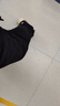 【加绒保暖】秋冬加绒加厚休闲裤显瘦时尚高腰长裤宽松小脚裤 黑色(升级加绒) 5XL(135-150斤可穿) 实拍图