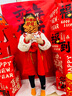 贝婴初（BEIYINGCHU）汉服女童新年衣服儿童中国风马年唐装过年宝宝拜年服2026年新款 上袄+裙子+头饰 130 （建议身高115-125） 实拍图