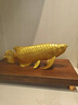 莫尼森（MOREISAN）黄铜金龙鱼摆件新中式家居玄关办公室装饰品店铺前台乔迁开业礼品 金龙鱼-37 晒单实拍图