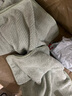 三利7A抗菌2毛巾1浴巾套装男女通用速干吸水洗澡成人裹巾 绿色 实拍图