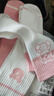 邑棉儿童袜中筒袜秋冬季新疆棉抗菌女童大童青少年学生宝宝棉袜5双 实拍图